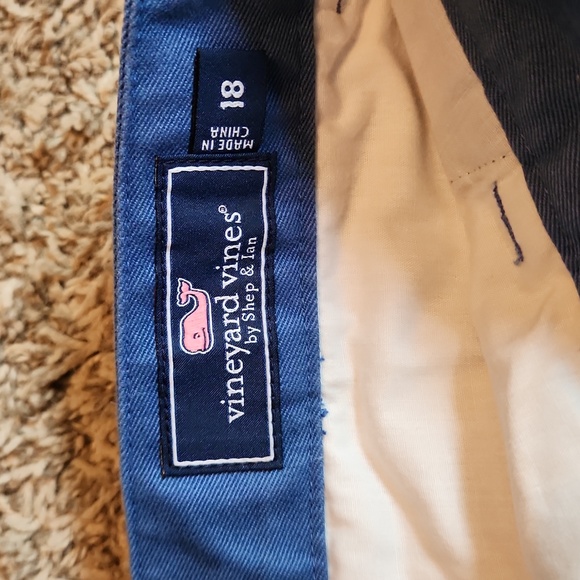 Vineyard Vines by Shep & Ian Blue Cotton Pants - Picture 3 of 6